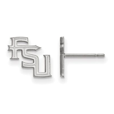 Florida State University x-Small Post Earring 10k White Gold 1W064FSU, MPN: 1W064FSU, 886774791944