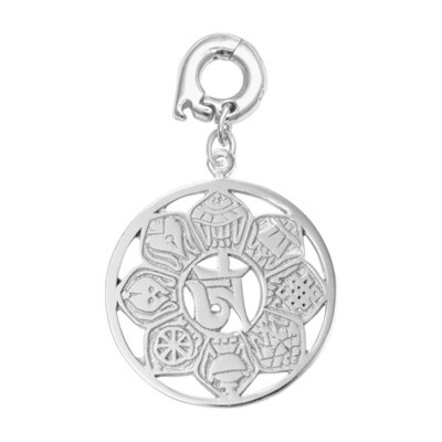 Nikki Lissoni Symbol of Ohm Charm Silver-Plated 25mm D1191SL, MPN: D1191SL, 8718819239727