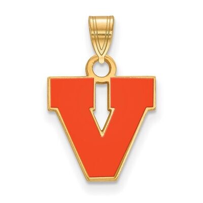 University of Virginia Small Enamel Pendant Gold-plated Silver GP058UVA, MPN: GP058UVA, 886774950280