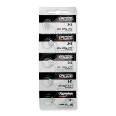 Energizer Watch Batteries Package of 5 WB341, MPN: WB341, 39800098092