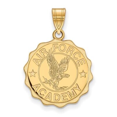 United States Air Force Academy Large Crest Pendant Gold-plated Silver GP023USA, MPN: GP023USA, 886…