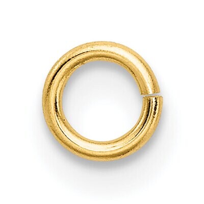 20 Gauge 4.5mm Round Jump Ring Setting 14k Yellow Gold YG2855, MPN: YG2855,