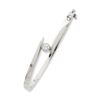 Bangle Bracelet Mounting 14k White Gold XB170, MPN: XB170, 883957200927