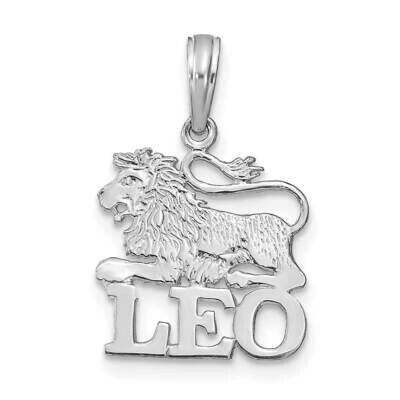 Leo Charm 14k White Gold K8950W, MPN: K8950W, 196904076415