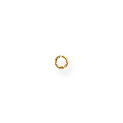 22 Gauge 3.3mm Round Jump Ring Setting 14k Yellow Gold YG2866, MPN: YG2866,