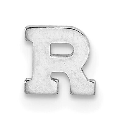 Die Struck Letter R 14k White Gold WG2220R, MPN: WG2220R,