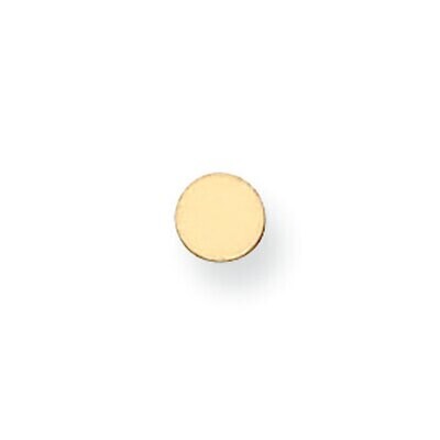 Round Stamping 14k Yellow Gold YG1000, MPN: YG1000,