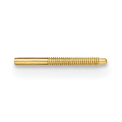 Threaded Earring Post 14k Yellow Gold YG2677A, MPN: YG2677A,