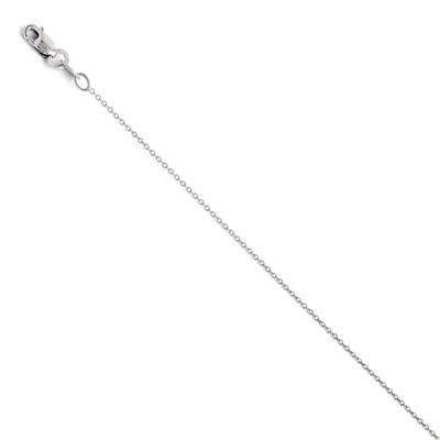 Leslie&#39;s Round Cable Chain 16 Inch - 14k White Gold HB-3055-16, MPN: 3055-16, 883957584669