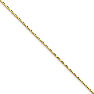 0.90mm Box Chain 24 Inch 10k Gold 10BX087-24, MPN: 10BX087-24, 886774429168