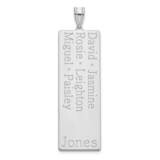 6 Name Family Pendant 10k White Gold 10XNA1280W, MPN: 10XNA1280W,