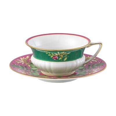 Wedgwood Wonderlust Pink Lotus Teacup &amp; Saucer 1057266, MPN: 1057266, 701587442220
