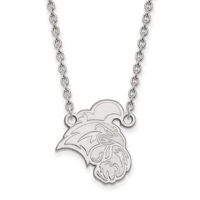 Coastal Carolina University Large Pendant with Necklace Sterling Silver SS012CCU-18, MPN: SS012CCU-…