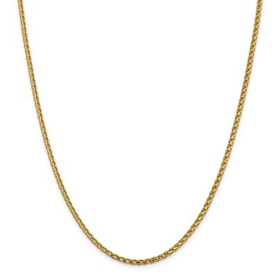 Leslie&#39;s 2.45 mm Diamond-cut Open Franco Chain 20 Inch 14k Gold HB-7222-20, MPN: 7222-20, 191101848…