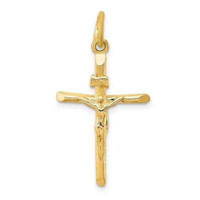 Inri Crucifix Pendant Sterling Silver Gold-Tone QC1276GP, MPN: QC1276GP,