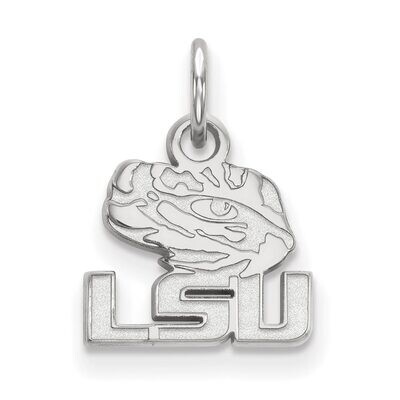 Louisiana State University x-Small Pendant 14k White Gold 4W073LSU, MPN: 4W073LSU, 886774854335