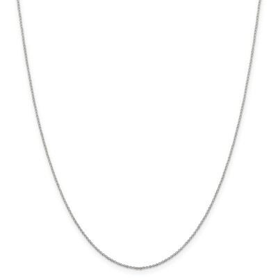 20 Inch 1.1mm Rolo Chain Sterling Silver QFC205-20, MPN: QFC205-20, 886774124568