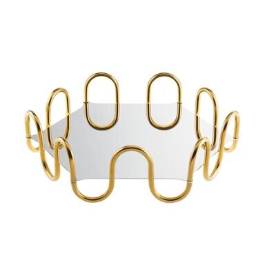 Sambonet Kyma Pvd Hexagon Kyma Gold 55221G30, MPN: 55221G30,