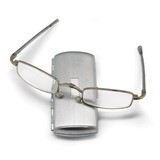 Silver-tone 1.50 Magnification Folding Glasses in Metal Case GM12432, MPN: GM12432, 788089083502