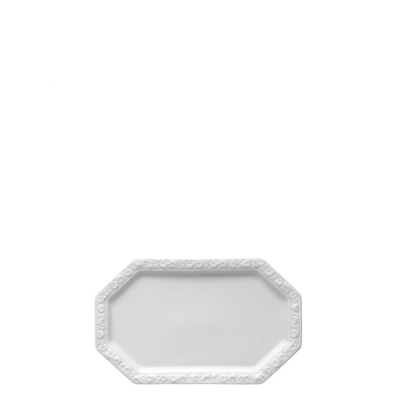 Rosenthal 10430-800001-12865 - Vassoio Maria per i contenitori di Latte e Zucchero, Diametro 27 x 16,5 cm, Colore: Bianco