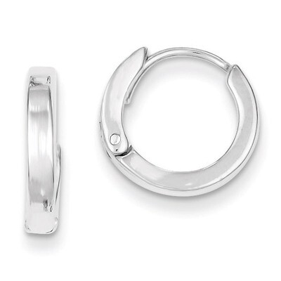 Round Hoop Earrings Sterling Silver QE3280, MPN: QE3280, 883957926391