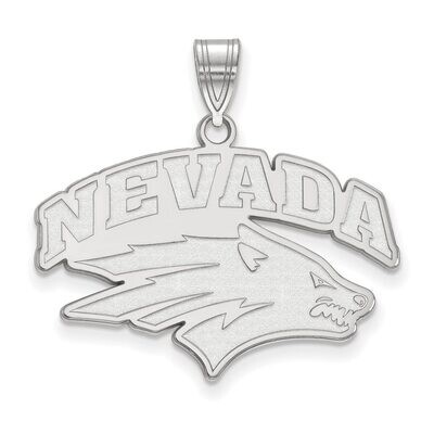 University of Nevada Large Pendant 10k White Gold 1W002UNR, MPN: 1W002UNR, 886774769516