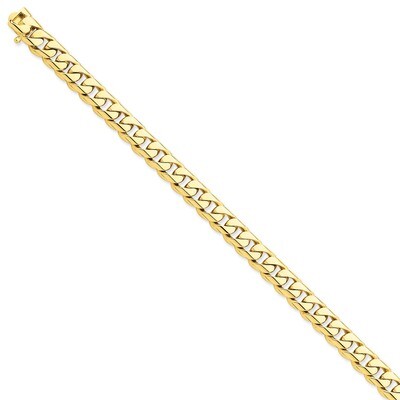 8.75mm Hand-polished Rounded Curb Chain 8 Inch 14k Gold LK125-8, MPN: LK125-8, 886774403762