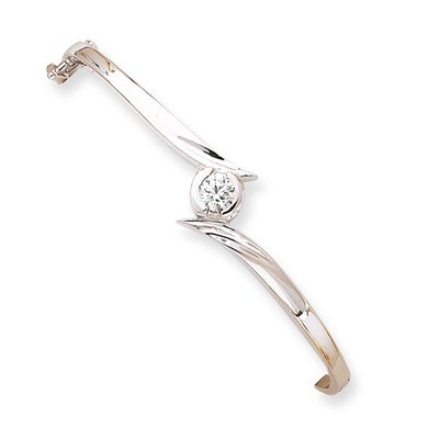 Bangle Bracelet Mounting 14k White Gold XB276, MPN: XB276, 883957086163