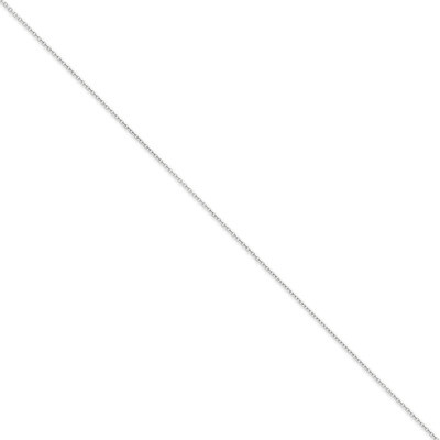 1.3mm Cable Chain 18 Inch 14k White Gold PEN208-18, MPN: PEN208-18, 883957208183