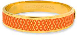 Halcyon Days 13mm Parterre Orange Gold Hinged Bangle HBPAR0713G, MPN: HBPAR0713G, 5060171106135
