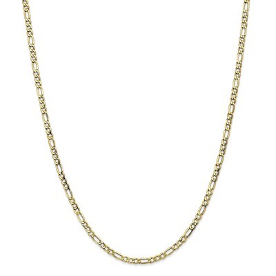 Leslie&#39;s 3.5mm Semi-Solid Figaro Chain 20 Inch 10k Gold HB-8232-20, MPN: 8232-20, 191101755408