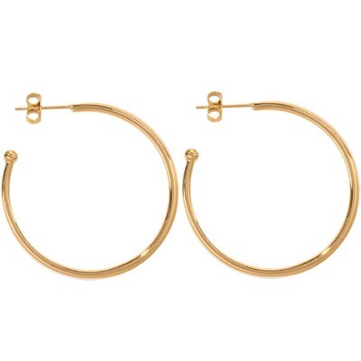 Nikki Lissoni Gold-Plated Earrings 35mm EA1003G, MPN: EA1003G, 8718627464960