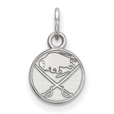 Buffalo Sabres x-Small Pendant 10k White Gold 1W001SAB, MPN: 1W001SAB, 886774766294