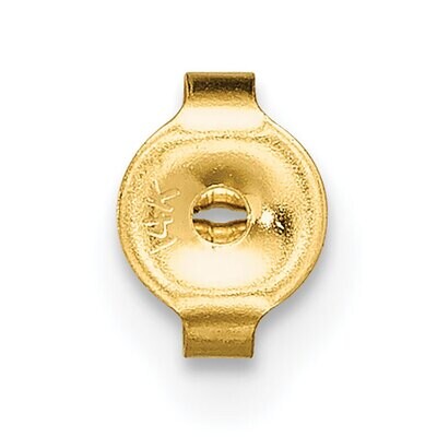Medium Friction Earring Nut 14k Yellow Gold YG2709A, MPN: YG2709A,