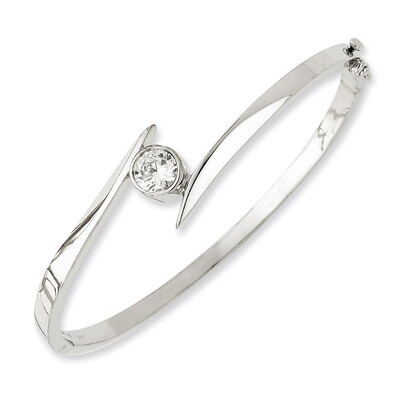 Bangle Bracelet Mounting 14k White Gold XB173, MPN: XB173, 191101008788