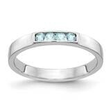 Blue Topaz Ring 14k White Gold RM4325-BT-W, MPN: RM4325-BT-W, 883957717333