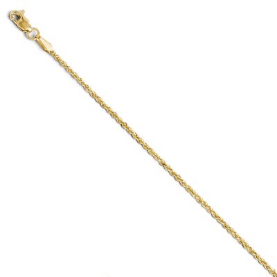 Leslie&#39;s 1.8mm Diamond Cut Lightweight Rope Chain 30 Inch - 10k Gold HB-8050-30, MPN: 8050-30, 8867…