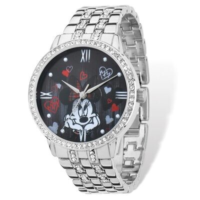 Ladies Disney Minnie Mouse Silver-tone Bracelet Watch  XWA4958, MPN: XWA4958, 843231080614