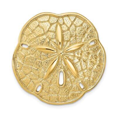 Sand Dollar Slide 14k Gold D2868, MPN: D2868, 196904083642