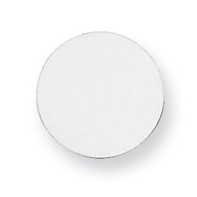 Round Stamping 14k White Gold WG1009, MPN: WG1009,