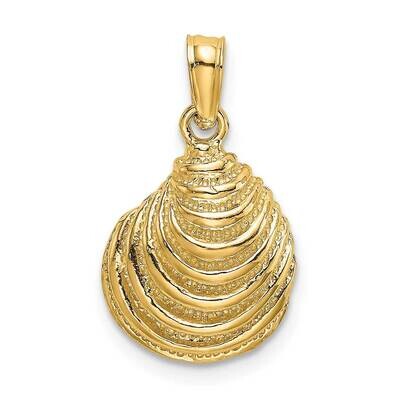 Clam Shell Charm 14k Gold K7781, MPN: K7781, 637218035052
