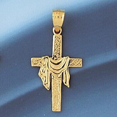 Dazzlers Jewelry Cross Pendant Necklace Charm Bracelet in Yellow, White or Rose Gold 8260, MPN: DZ-…