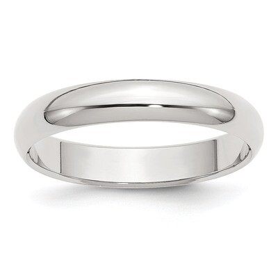4mm Half-Round Band - Sterling Silver QWH040 by Chisel, MPN: QWH040, 883957259789