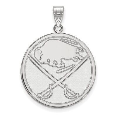Buffalo Sabres x-Large Pendant 14k White Gold 4W019SAB, MPN: 4W019SAB, 886774737782