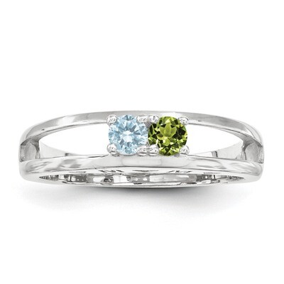 14K White Gold 3mm Genuine Ring Family &amp; Mother XMR71/2WGY, MPN: XMR71_2W, 191101540028