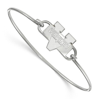 University of Virginia Small Center Wire Bangle Sterling Silver SS022UVA-8, MPN: SS022UVA-8, 191101…