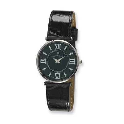 Jacques Du Manoir Black Strap Watch Ladies XWA3929