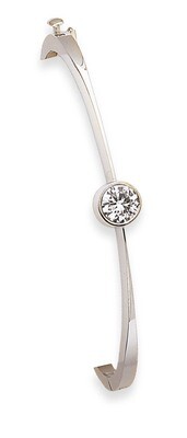 Bangle Bracelet Mounting 14k White Gold XB184, MPN: XB184, 883957113630