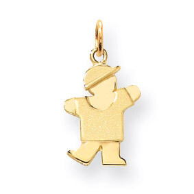 Mini Boy Charm 14k Gold XK839, MPN: XK839, 883957859811