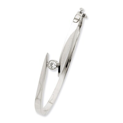 Bangle Bracelet Mounting 14k White Gold XB169, MPN: XB169, 883957085838